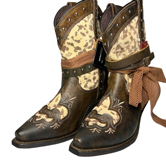 Rockin Country Shoes Nwt Rockin Country Womens Leather Western